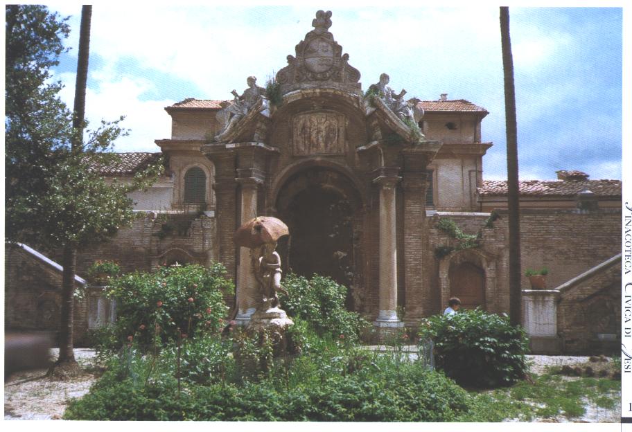 Prospettiva del Giardino all' Italiana di Palazzo Pianetti