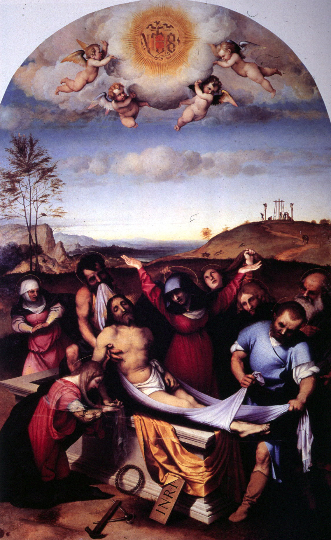 Lorenzo Lotto - Deposizione (1512; ol./tv.; cm. 298x198; Pinacoteca Civica di Jesi)